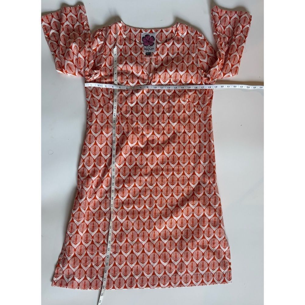Lesley Evers Danish Flower Cotton Tunic Dress Size M ~ Pristine — image 6 of 7